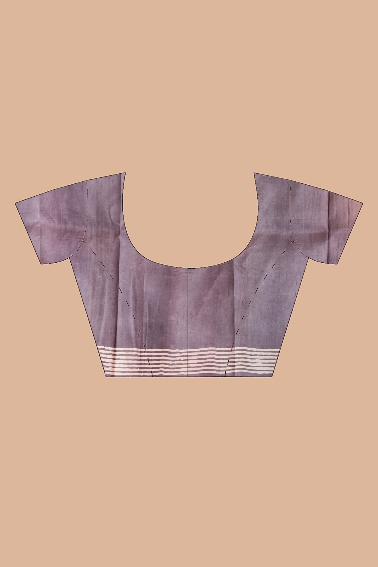 Shaded printed pure silk saree
