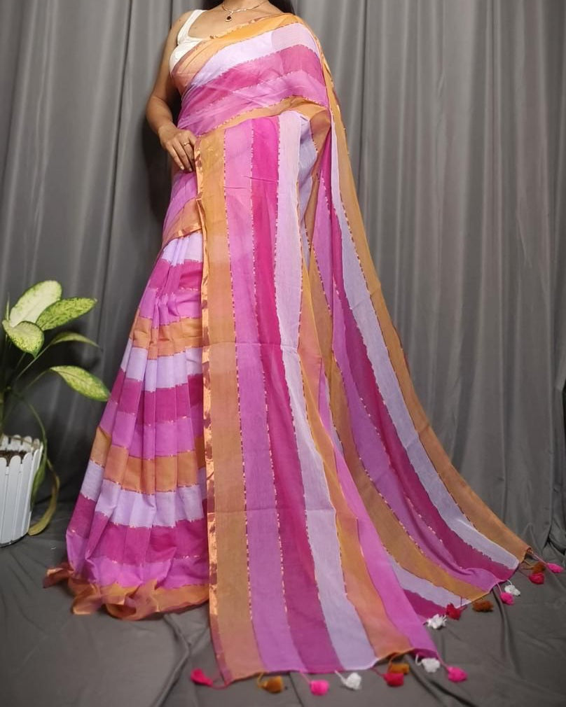 Handloom cotton saree