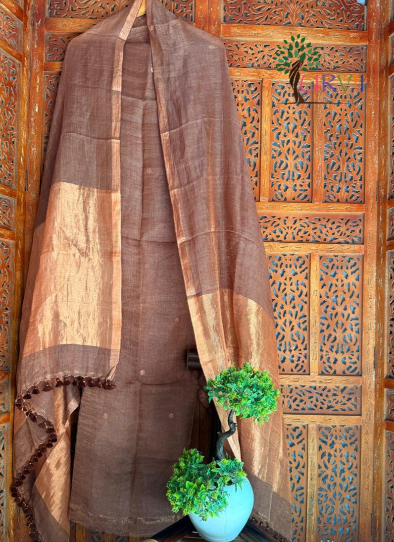 2 piece linen suit set