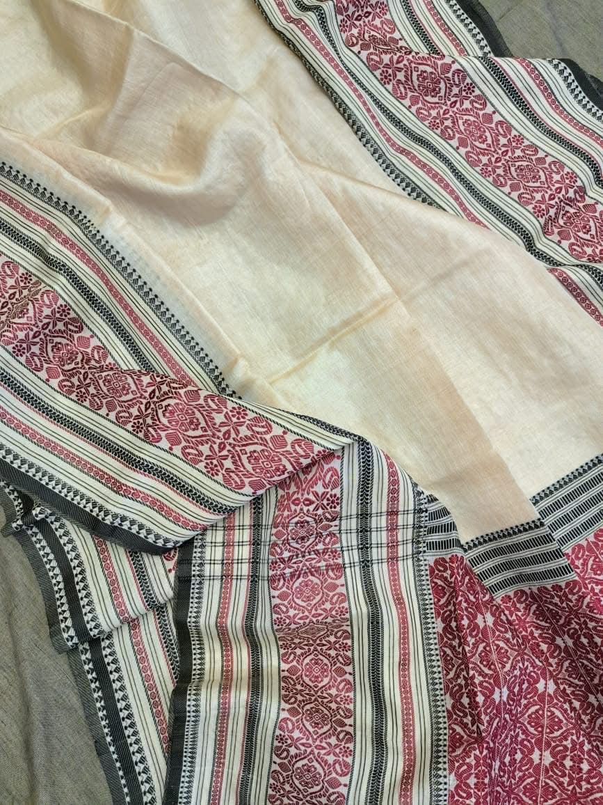 Tussar Jamdani saree