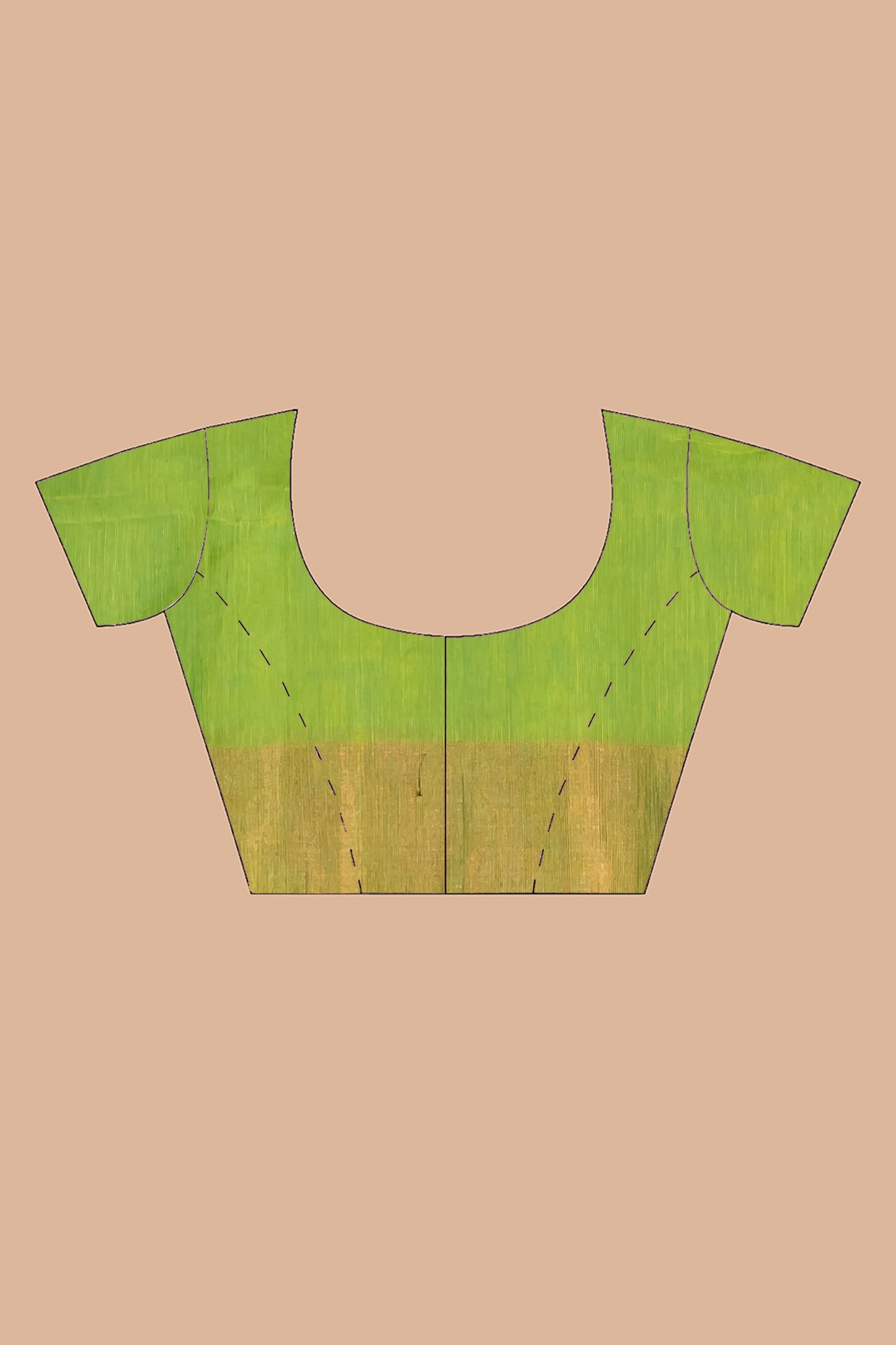 Green , yellow Ganga jamuna ghachi tussar saree