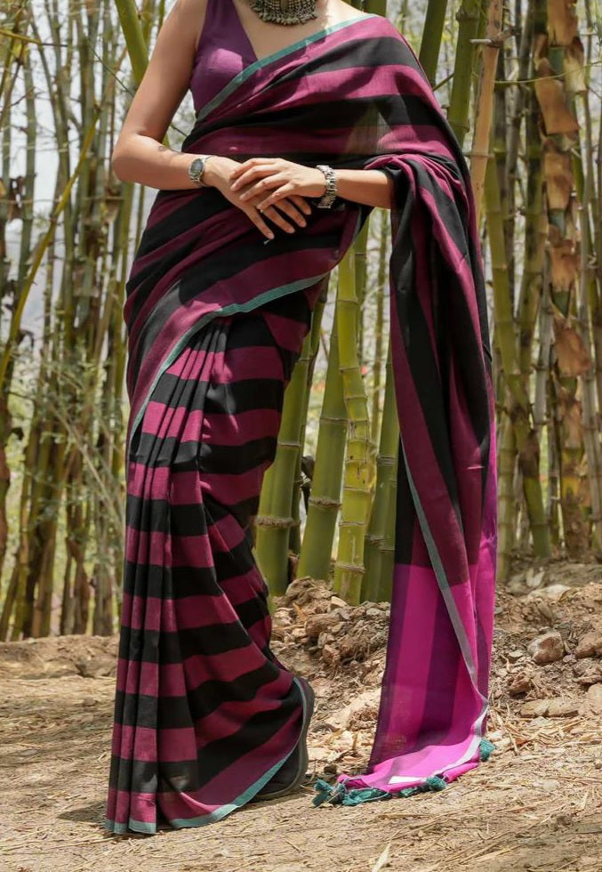 Handloom cotton saree
