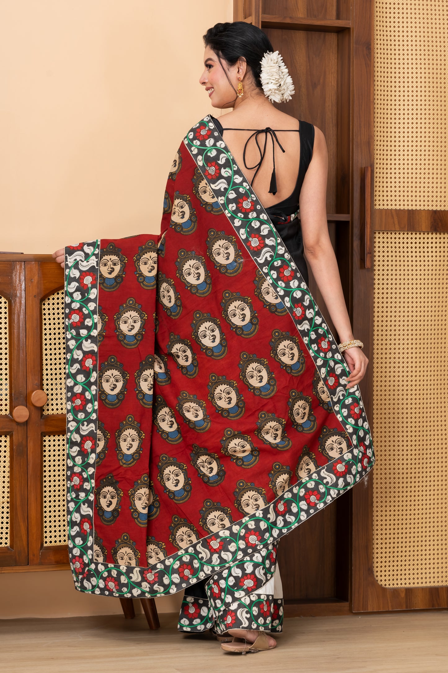 Half n half pure silk saree