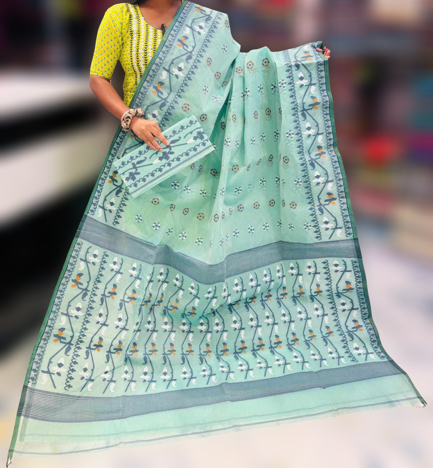 Dhakai cotton saree
