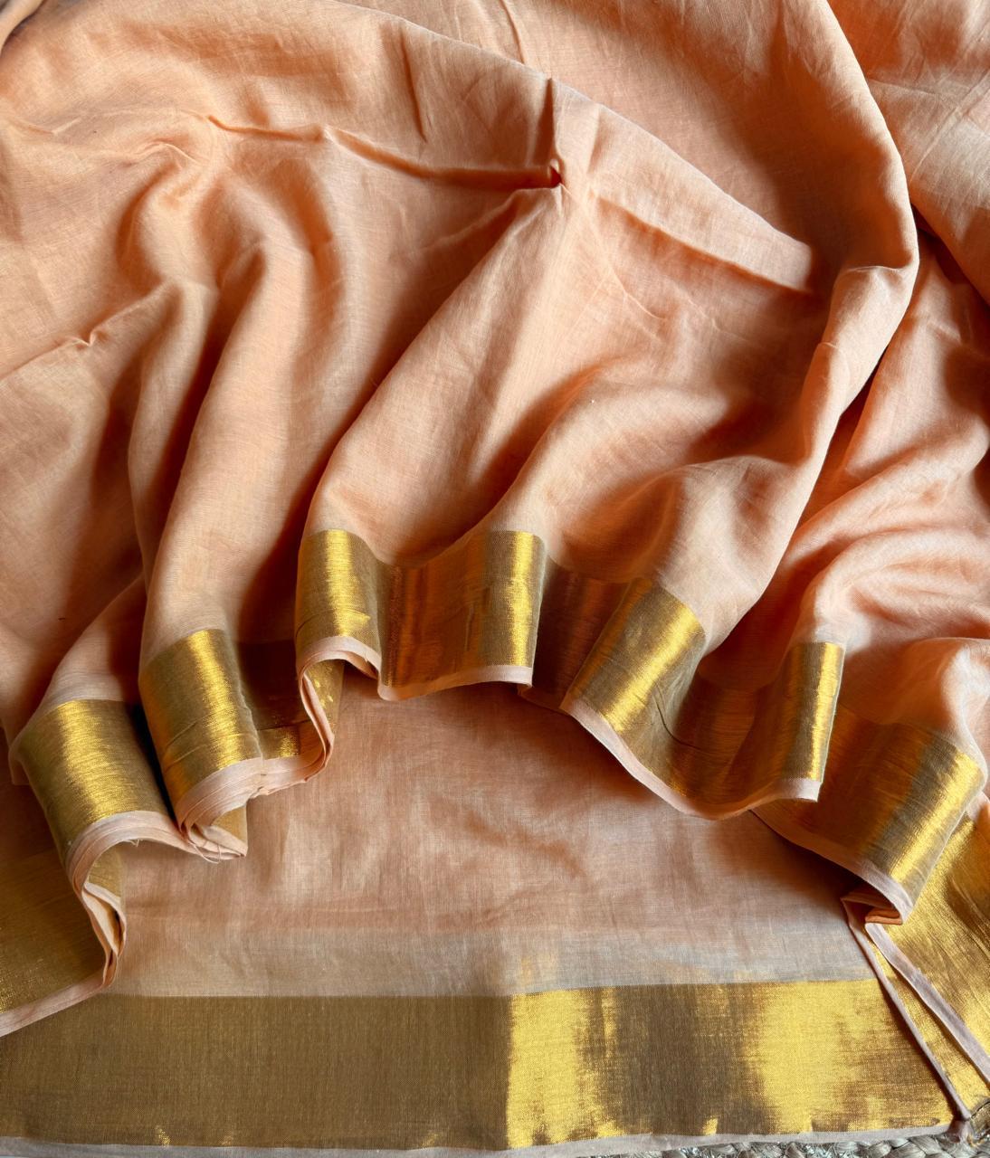 HANDSPUN cotton saree