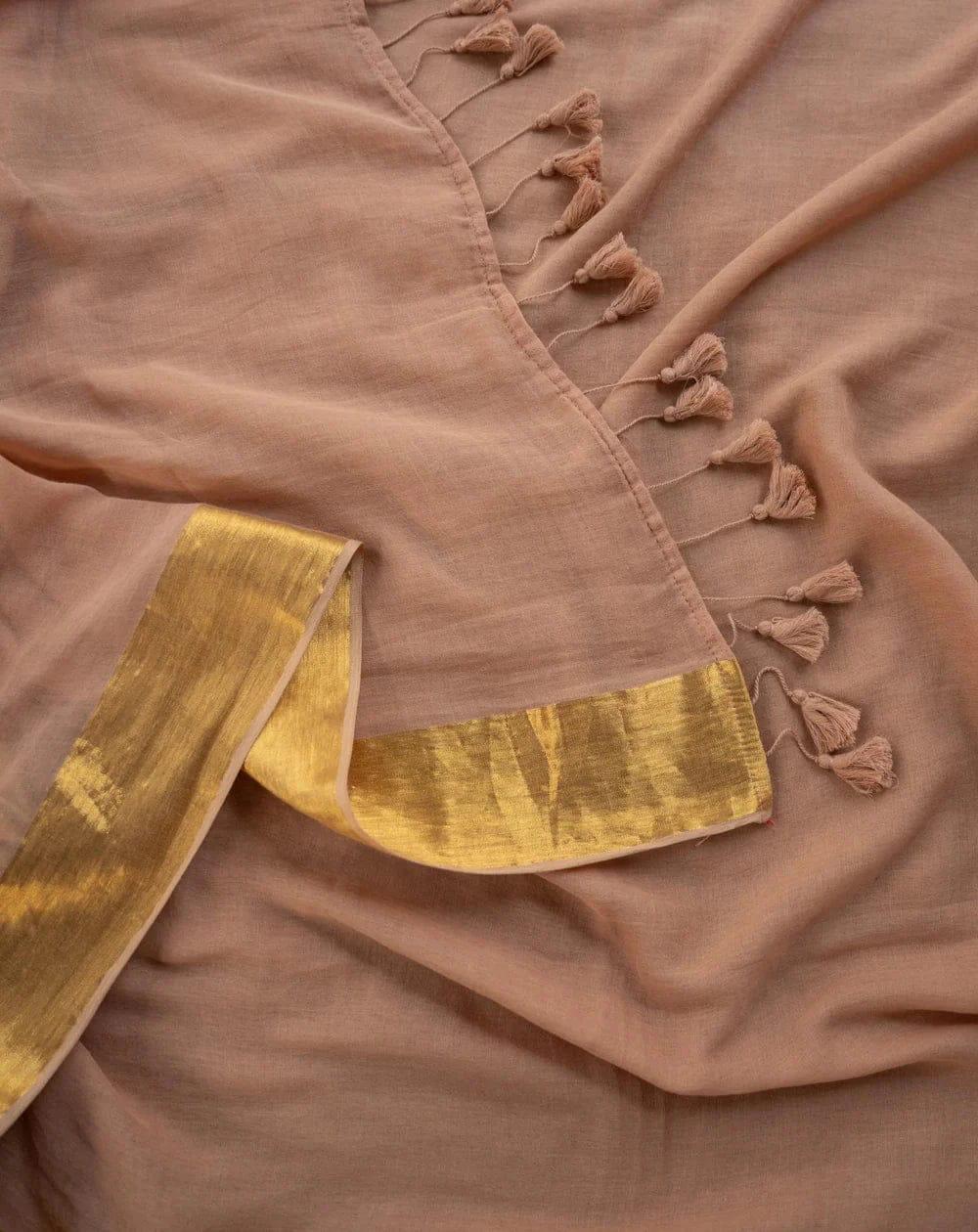 HANDSPUN cotton saree
