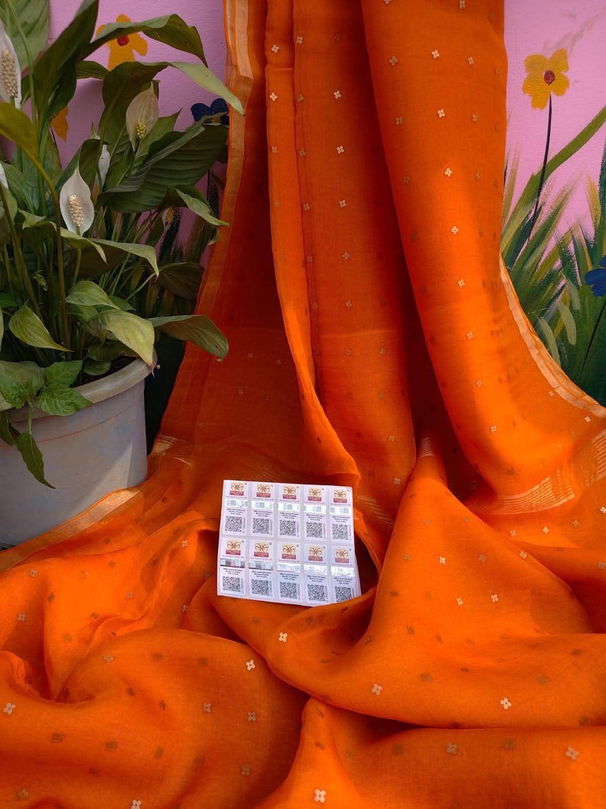 Resham silk saree
