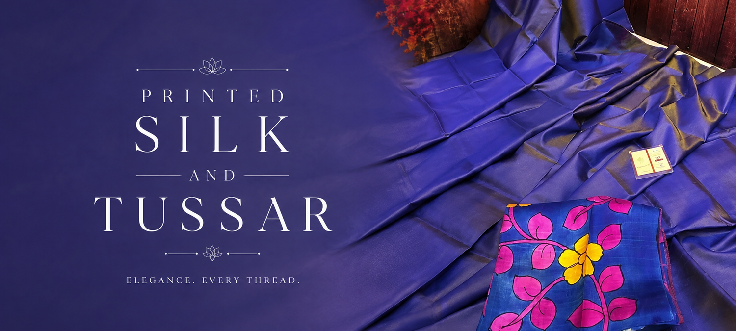 Printed Silk & Tussars