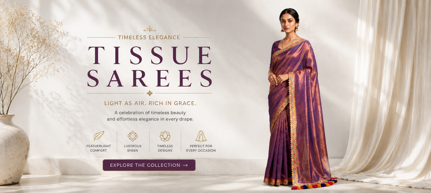Tissue Sarees