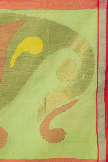 Handloom cotton-silk