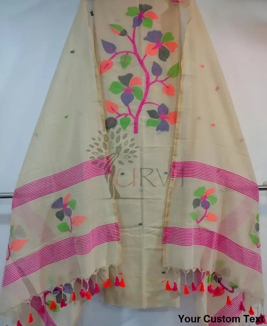 2 piece khadi cotton suit set