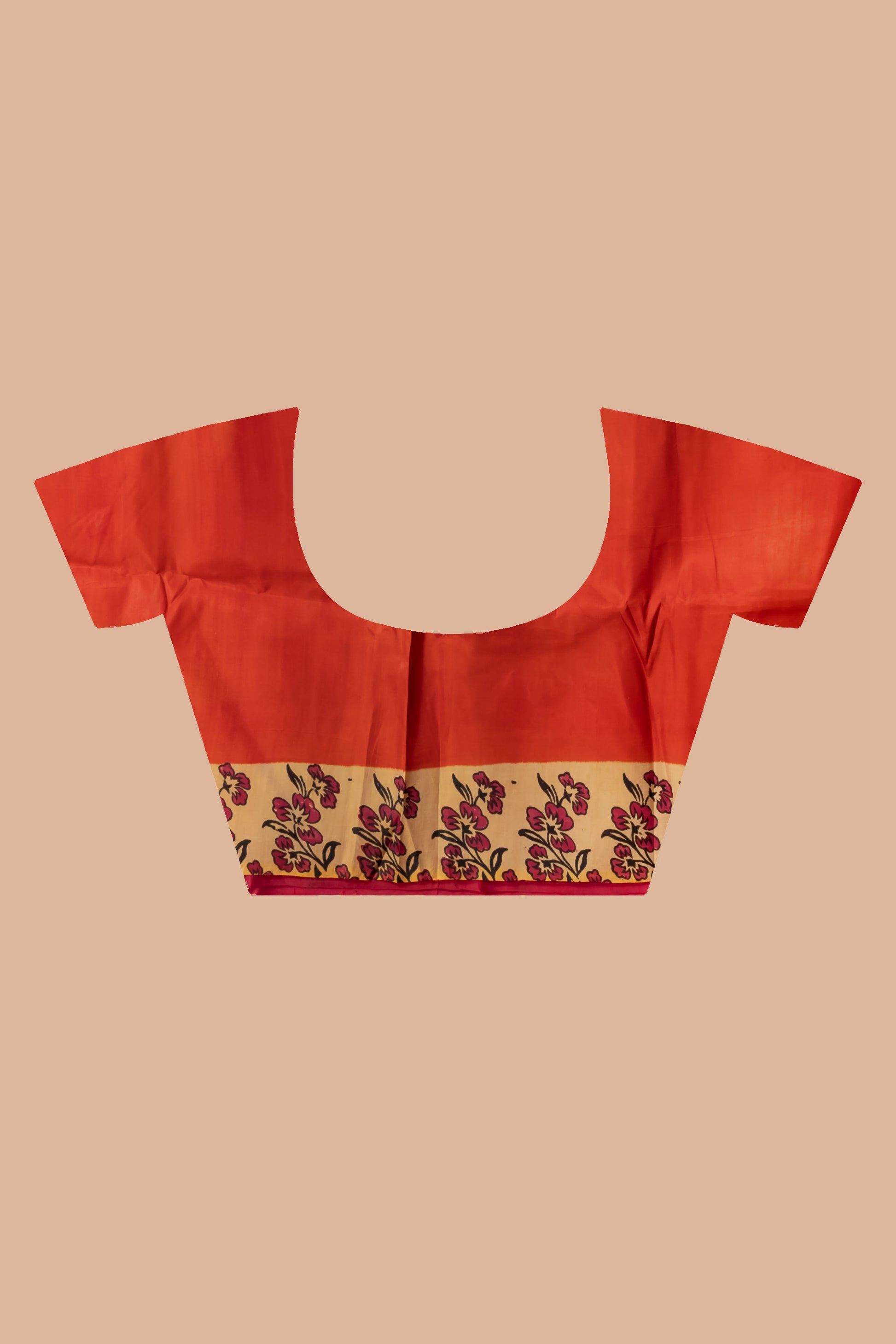 Printed pure silk