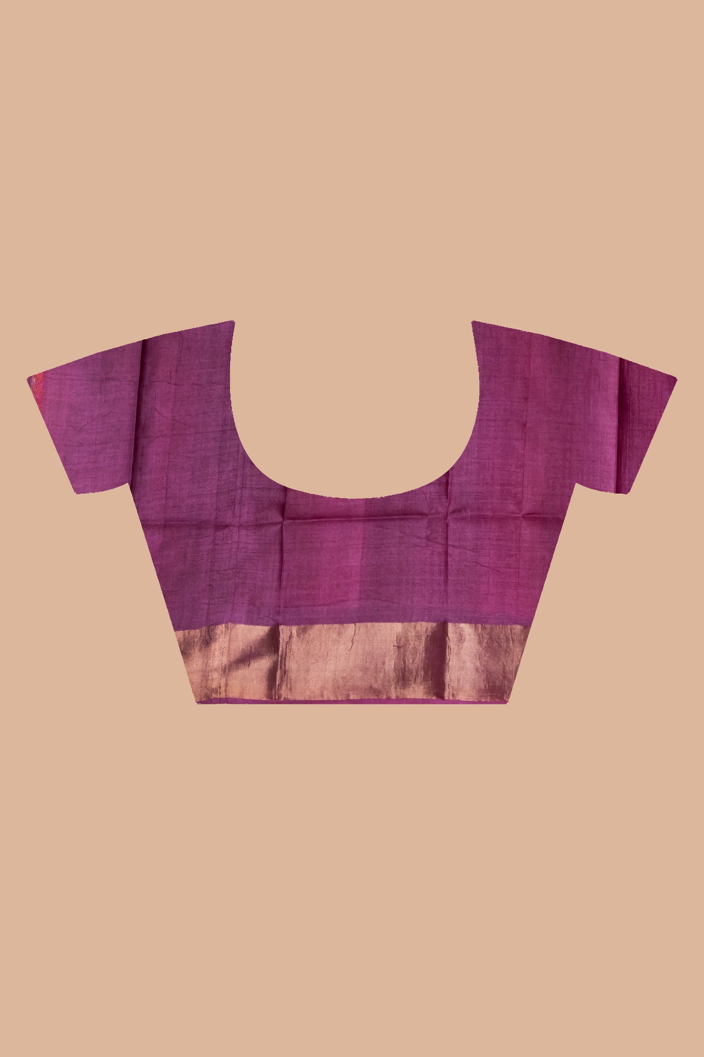 Half n half tussar printed saree