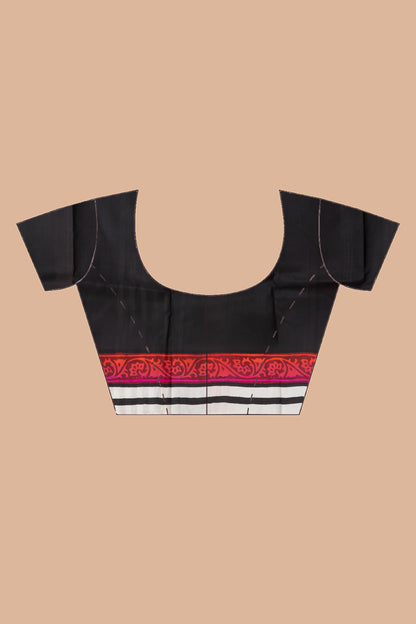 Printed pure silk
