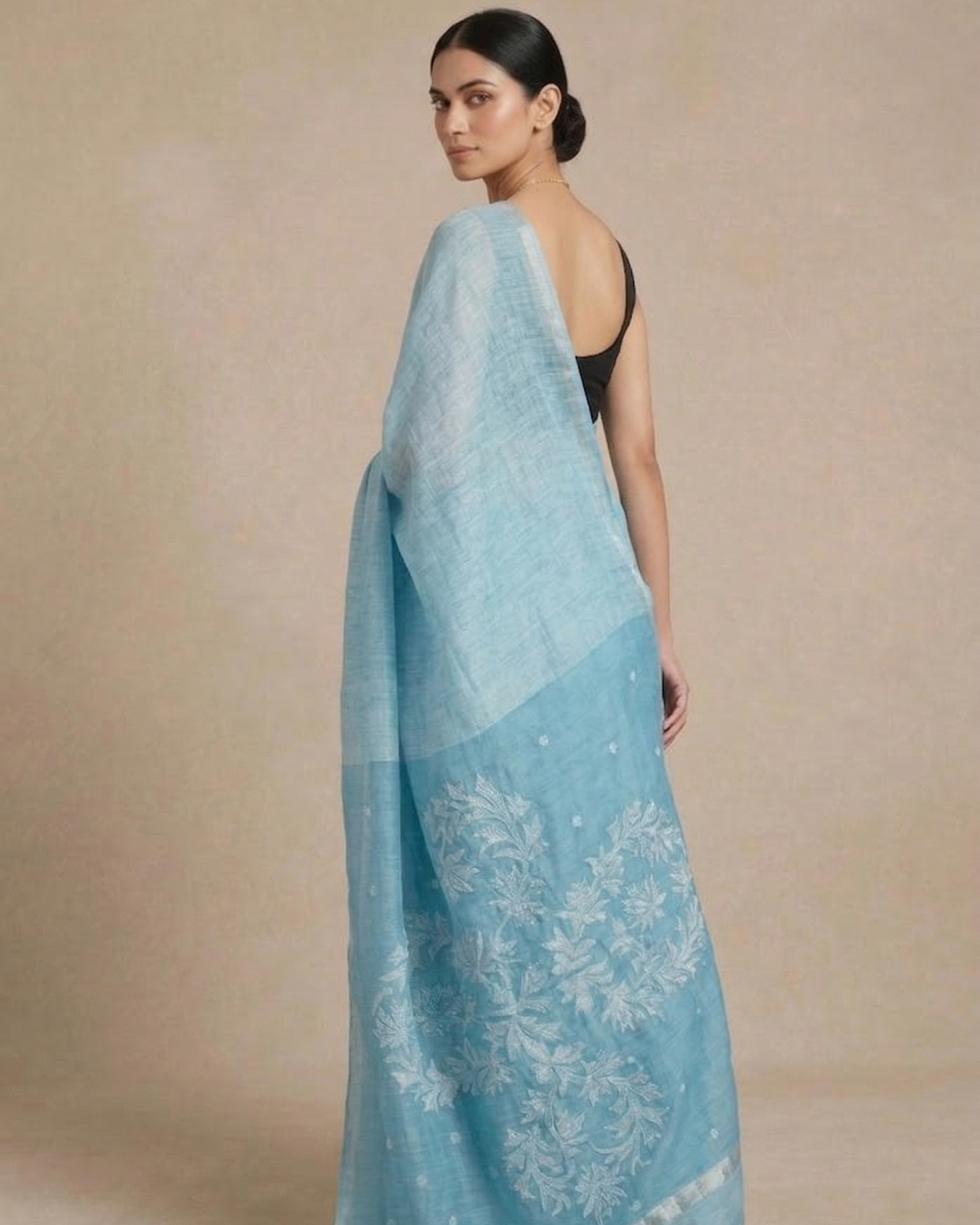 Linen Silk Jamdani