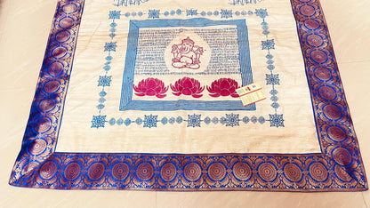 Pure Ghicha Silk with floral design