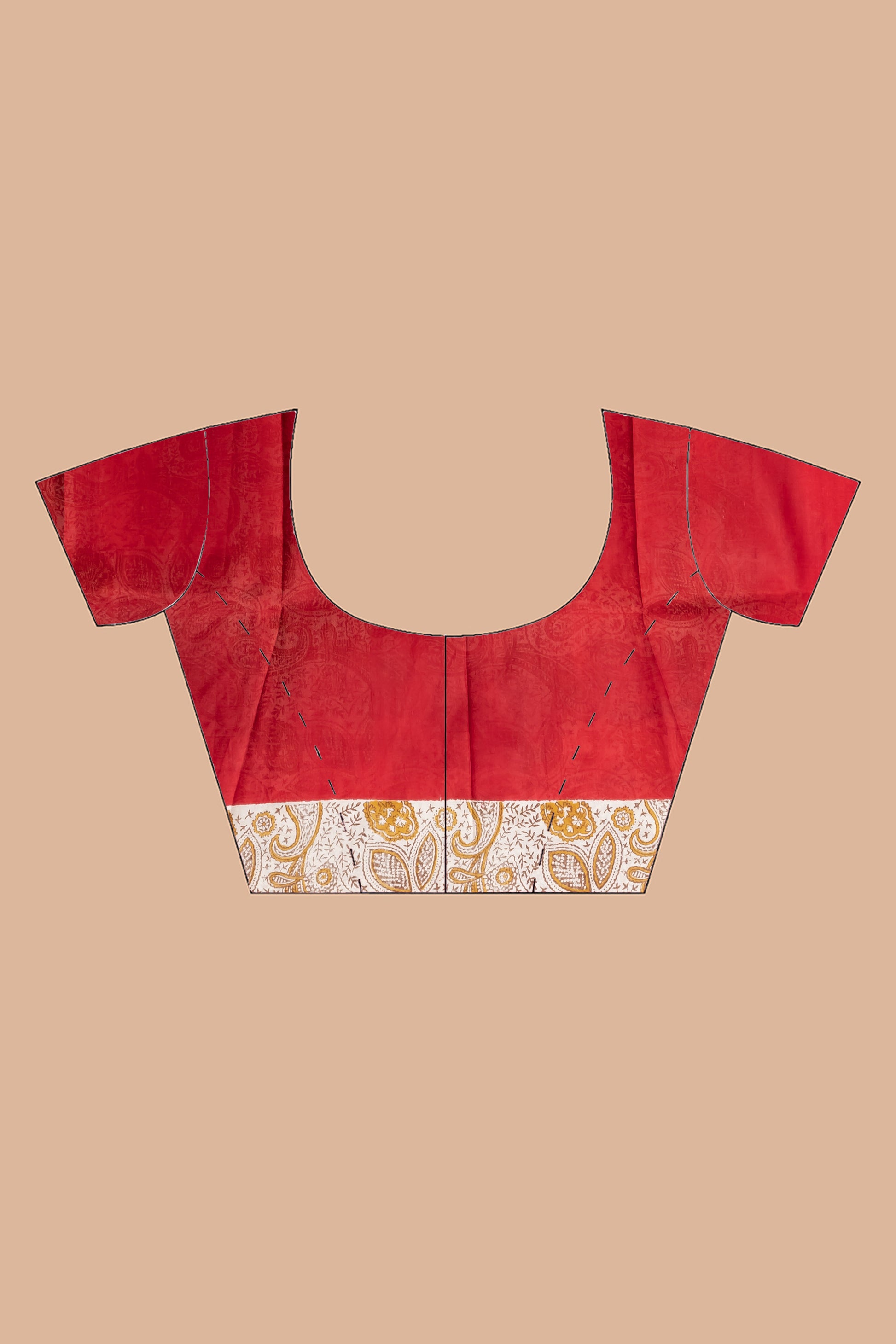 Ombre printed silk