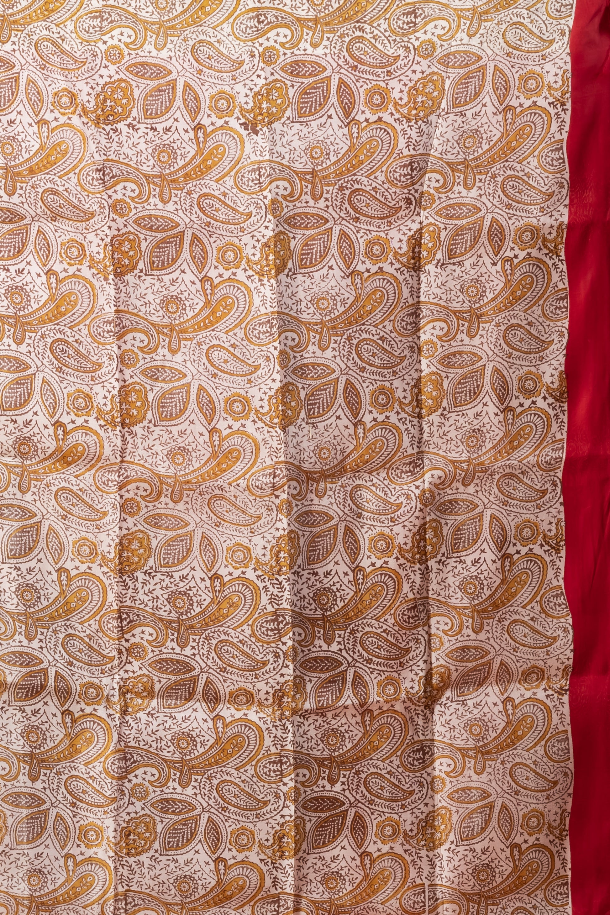 Ombre printed silk