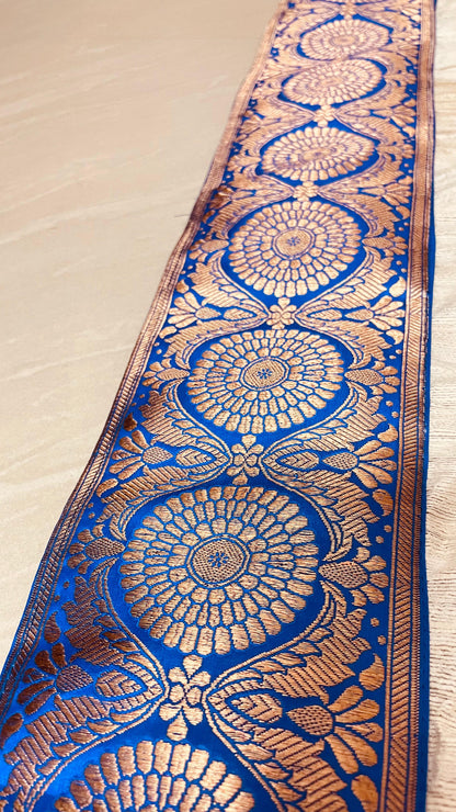 Pure Ghicha Silk with floral design