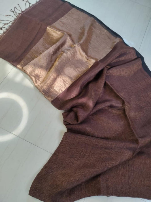 Linen Saree