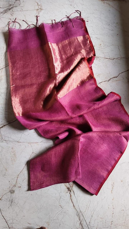 Linen Saree