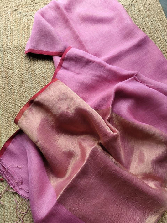 Linen Saree