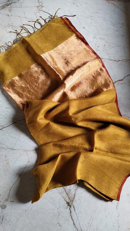 Linen Saree