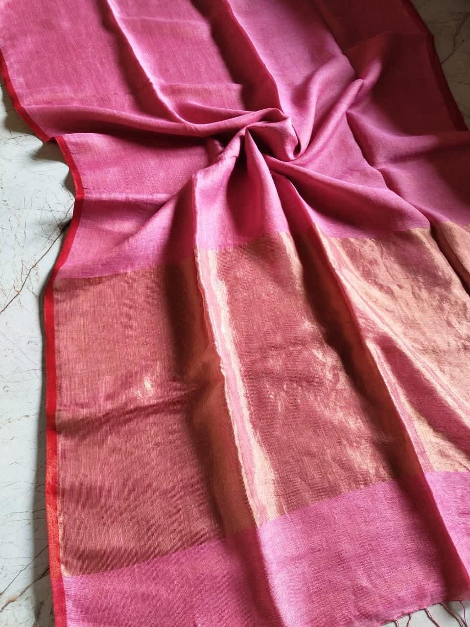 Linen Saree
