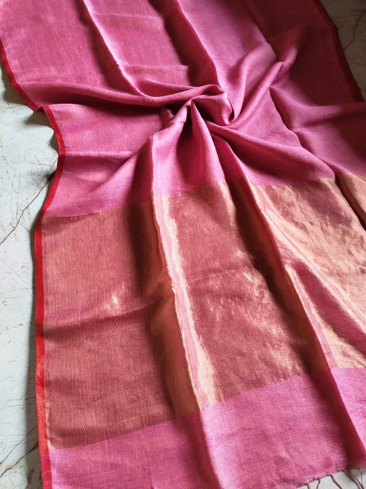 Linen Saree
