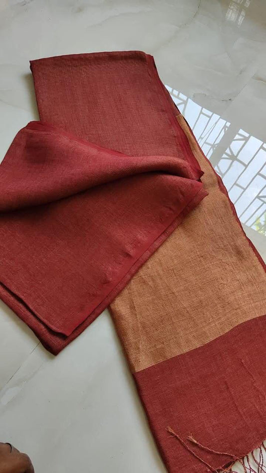 Linen Saree