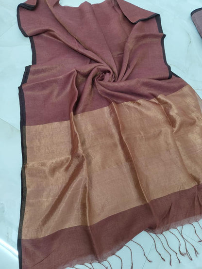 Linen Saree