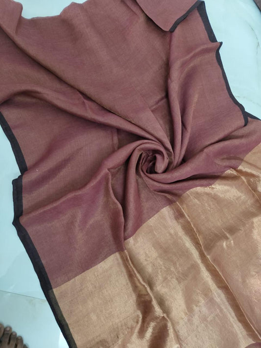 Linen Saree