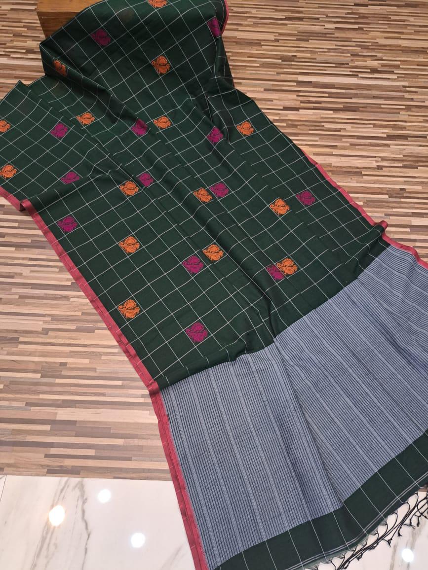Handloom cotton saree