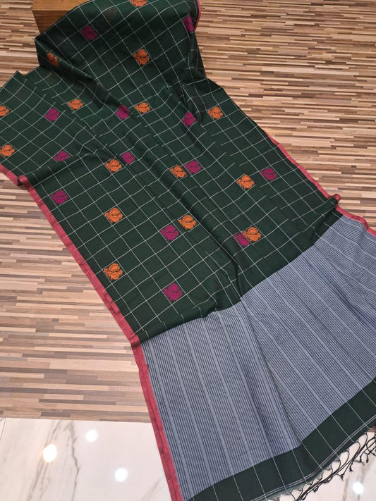 Handloom cotton saree