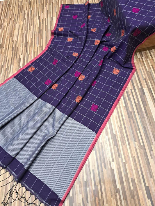 Handloom cotton saree