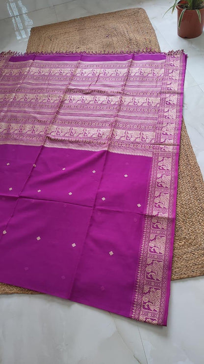Handspun charkha khadi saree