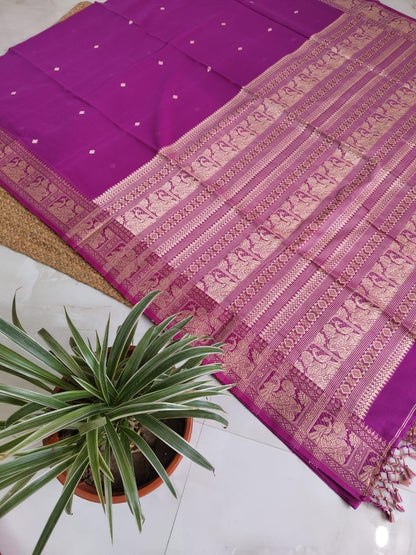 Handspun charkha khadi saree