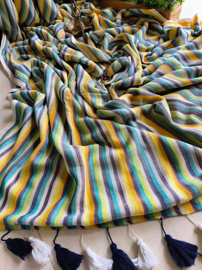 Handloom Cottons (Green and Yellow)