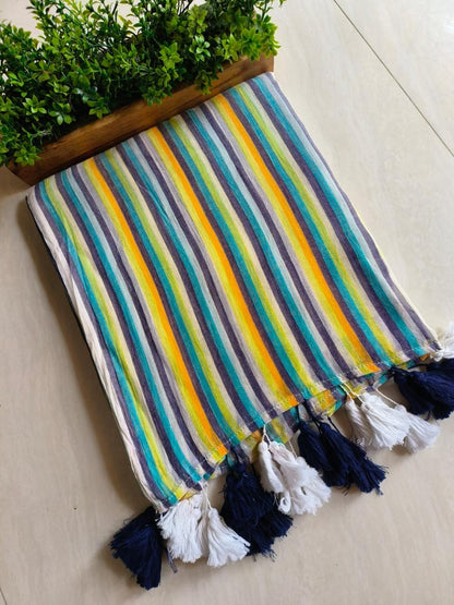 Handloom Cottons (Green and Yellow)