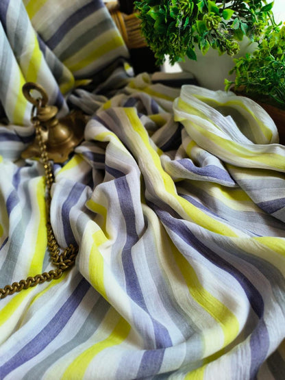 Handloom Cottons (Yellow and Blue)