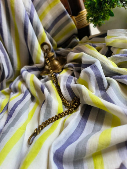 Handloom Cottons (Yellow and Blue)