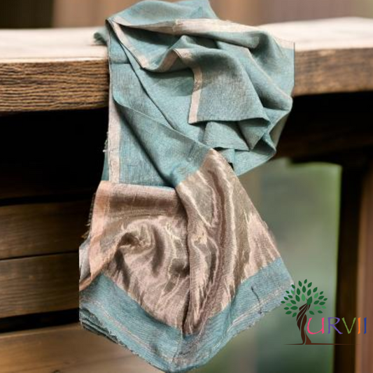 Linen Silks (Blue-Green Pastel)