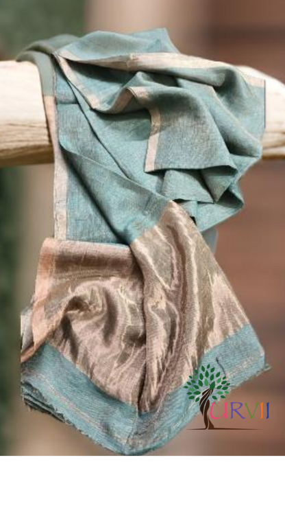 Linen Silks (Blue-Green Pastel)