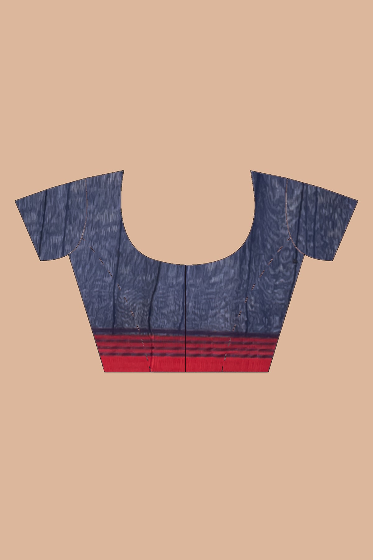 Midnight Blue Handspun Resham Paithni Silk Saree