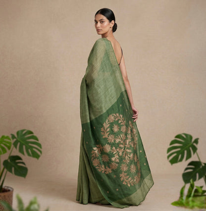 Linen Silk Jamdani