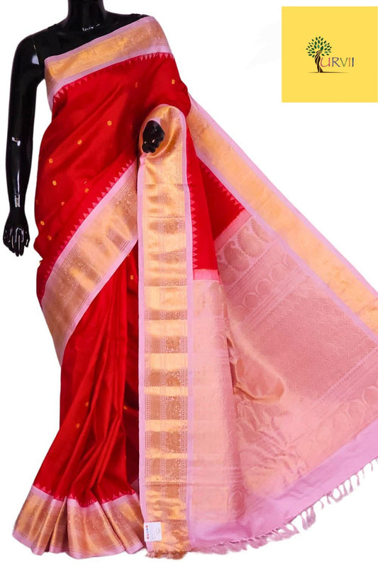 Pure Gadwal silk saree