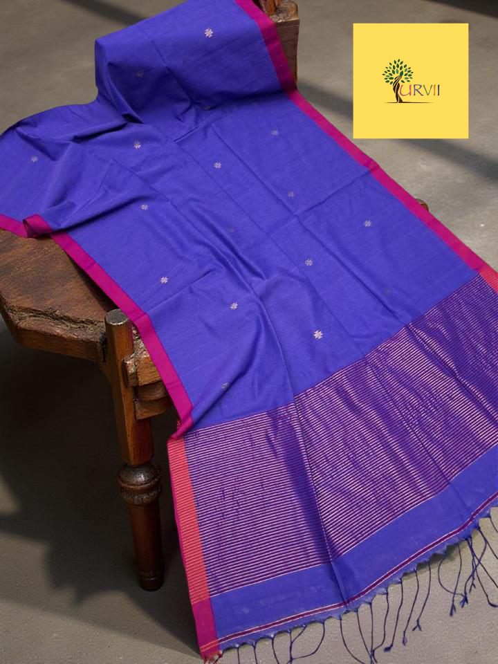 Handspun charkha khadi saree