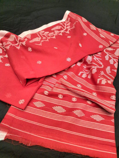 Handloom cotton jamdanis