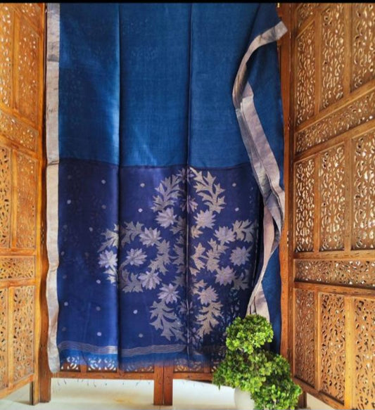 Linen Silk Jamdani