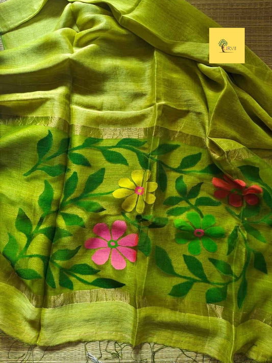 Linen Silk Jamdani